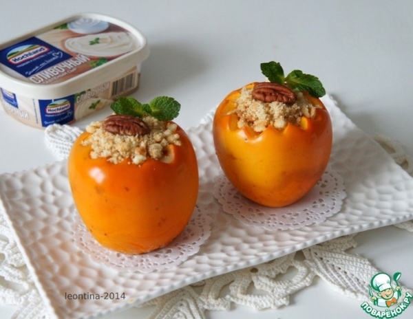 Хурма в стиле чизкейк Хурма в стиле чизкейк