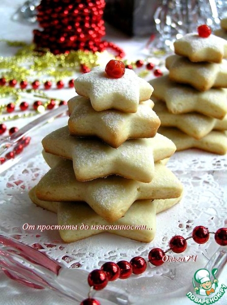 Имбирно-лимонное печенье «Ёлочки» Имбирно-лимонное печенье «Ёлочки»
