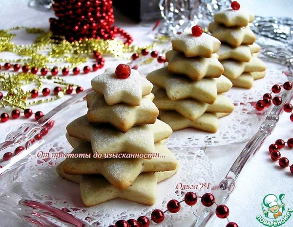 Имбирно-лимонное печенье «Ёлочки» Имбирно-лимонное печенье «Ёлочки»