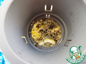 Имбирный чай с розмарином Имбирный чай с розмарином