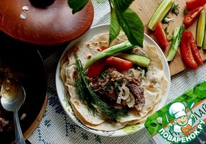 Индейка "Духовая" на лаваше