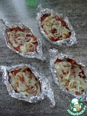 Индейка "под шубой" на гриле Индейка "под шубой" на гриле