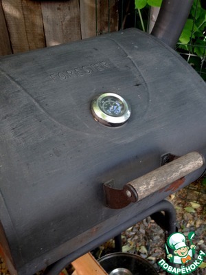 Индейка "под шубой" на гриле Индейка "под шубой" на гриле