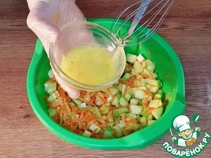 Индейка с грибами на овощной подушке Индейка с грибами на овощной подушке