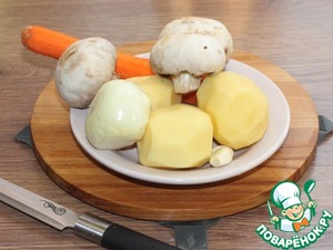 Индейка в горшочке с грибной зажаркой Индейка в горшочке с грибной зажаркой