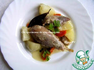 Индейка в сливочном соусе с овощами Индейка в сливочном соусе с овощами