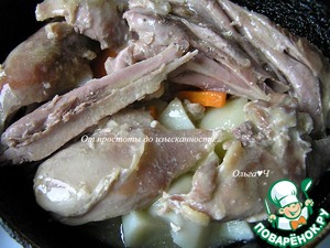 Индейка в сливочном соусе с овощами Индейка в сливочном соусе с овощами