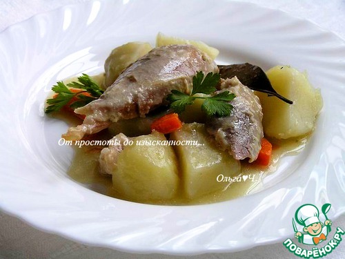 Индейка в сливочном соусе с овощами Индейка в сливочном соусе с овощами