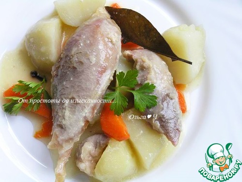 Индейка в сливочном соусе с овощами Индейка в сливочном соусе с овощами