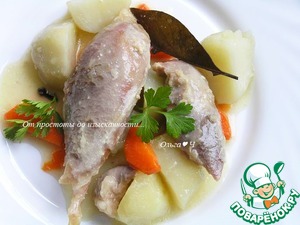 Индейка в сливочном соусе с овощами Индейка в сливочном соусе с овощами