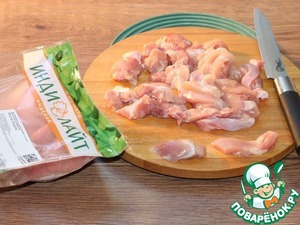 Индейка запеченная в луковом кляре