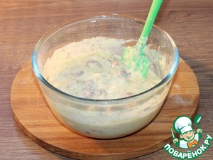 Индейка запеченная в луковом кляре