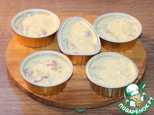 Индейка запеченная в луковом кляре