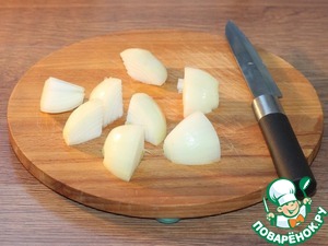 Индейка запеченная в луковом кляре