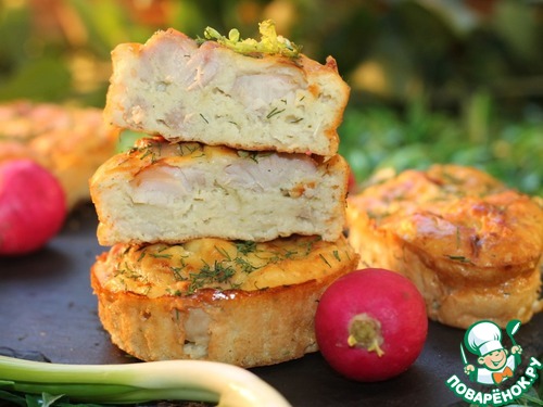 Индейка запеченная в луковом кляре