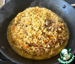 Индюшачьи желудки с булгуром