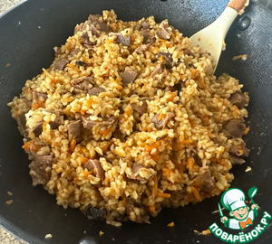 Индюшачьи желудки с булгуром