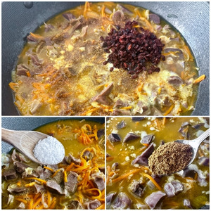 Индюшачьи желудки с булгуром