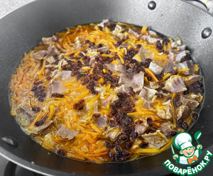 Индюшачьи желудки с булгуром