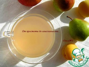 Яблочно-грушевый кисель Яблочно-грушевый кисель