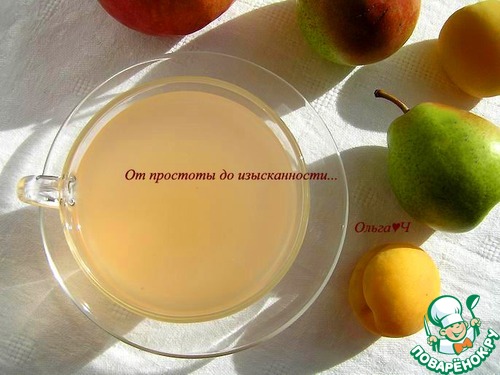 Яблочно-грушевый кисель Яблочно-грушевый кисель