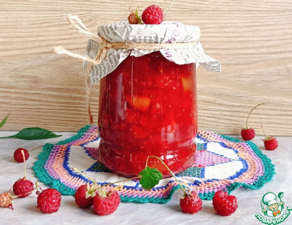 Яблочно-малиновое варенье Яблочно-малиновое варенье