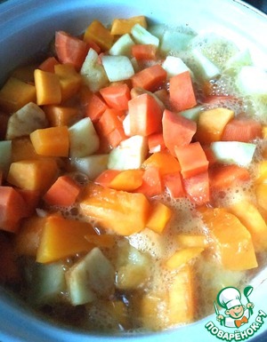 Яблочно-морковное пюре с тыквой Яблочно-морковное пюре с тыквой