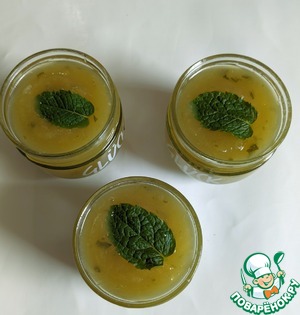 Яблочное варенье "Мохито" Яблочное варенье "Мохито"