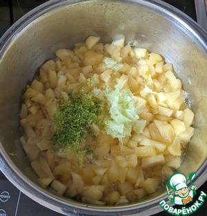 Яблочное варенье "Мохито" Яблочное варенье "Мохито"