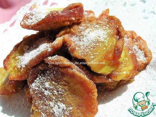 Яблоки в пряном кляре Яблоки в пряном кляре
