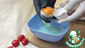 Яичница в форме цветка Яичница в форме цветка