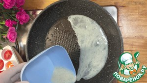 Яичница в форме цветка Яичница в форме цветка