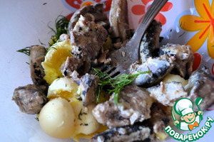 Яйца, фаршированные иваси