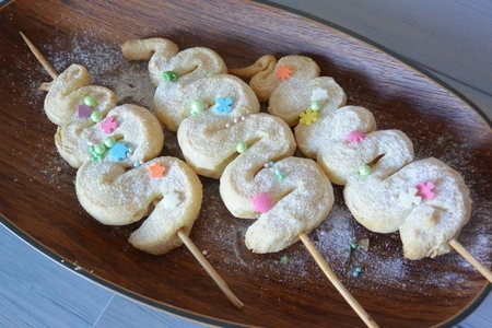 Ёлочки из слоёного теста