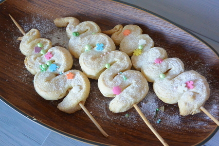 Ёлочки из слоёного теста