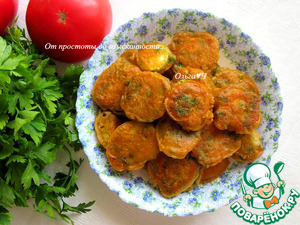 Кабачки в пикантном кляре Кабачки в пикантном кляре