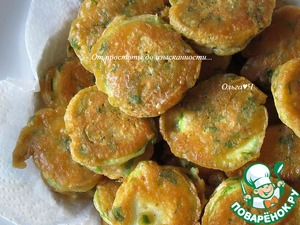 Кабачки в пикантном кляре Кабачки в пикантном кляре