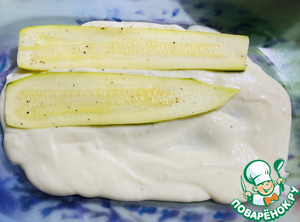 Кабачковая лазанья с фаршем и соусом бешамель