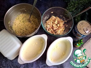 Кабачковая запеканка с тунцом Кабачковая запеканка с тунцом