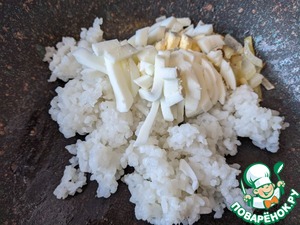 Кальмары, фаршированные тунцом и рисом Кальмары, фаршированные тунцом и рисом