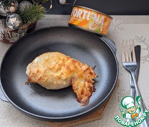 Кальмары, фаршированные тунцом и рисом Кальмары, фаршированные тунцом и рисом