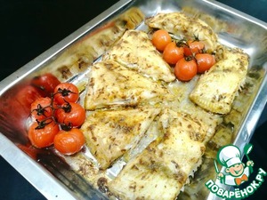 Камбала в соусе карри запеченная в духовке Камбала в соусе карри запеченная в духовке