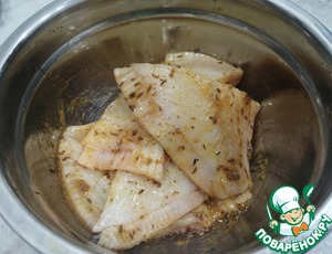 Камбала в соусе карри запеченная в духовке