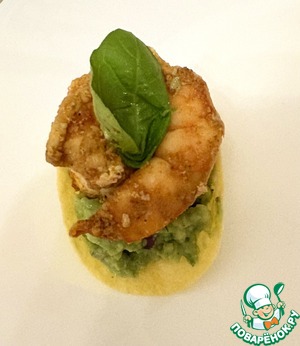 Канапе с авокадо и креветками Канапе с авокадо и креветками