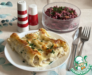 Каннеллони в сливках