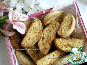 Кантуччини с миндалем Кантуччини с миндалем