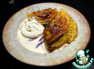 Капуста. Молодая. Но жареная