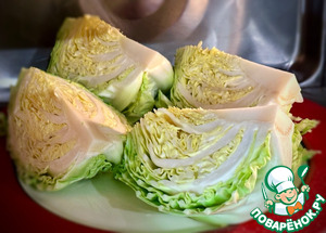 Капуста. Молодая. Но жареная