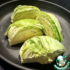 Капуста. Молодая. Но жареная