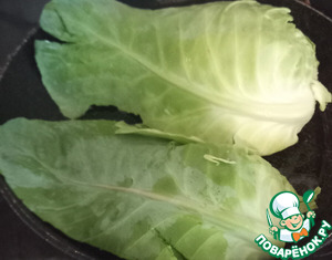 Капуста савойская с нутом и пармезаном Капуста савойская с нутом и пармезаном